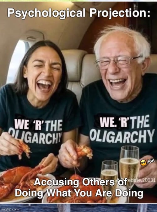 Psychological Projection is a Chief Strategy of the Democrat Party!
Psychological projection is a defense mechanism that involves attributing one's own th