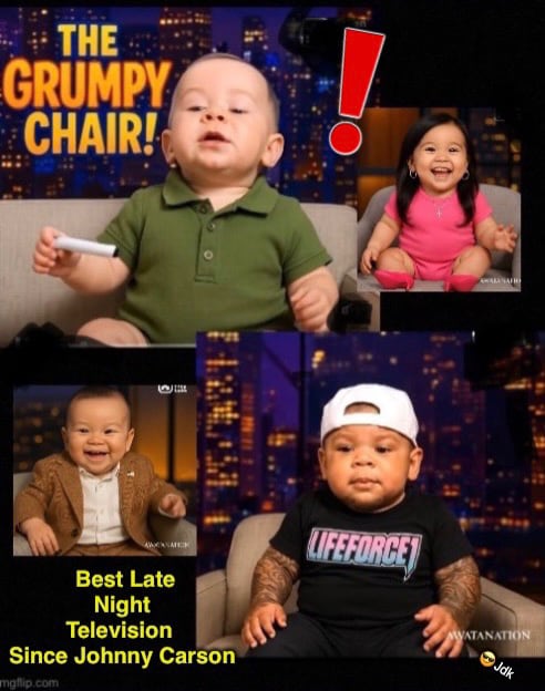 HILLARIOUS 
 Best Late Nite Show Since Carson!
Jdk 

https://twitter.com/greenfroglabs/status/1922294257424933227?s=46&t=2-Z4bpiGrCVrqwhPNCFuAw