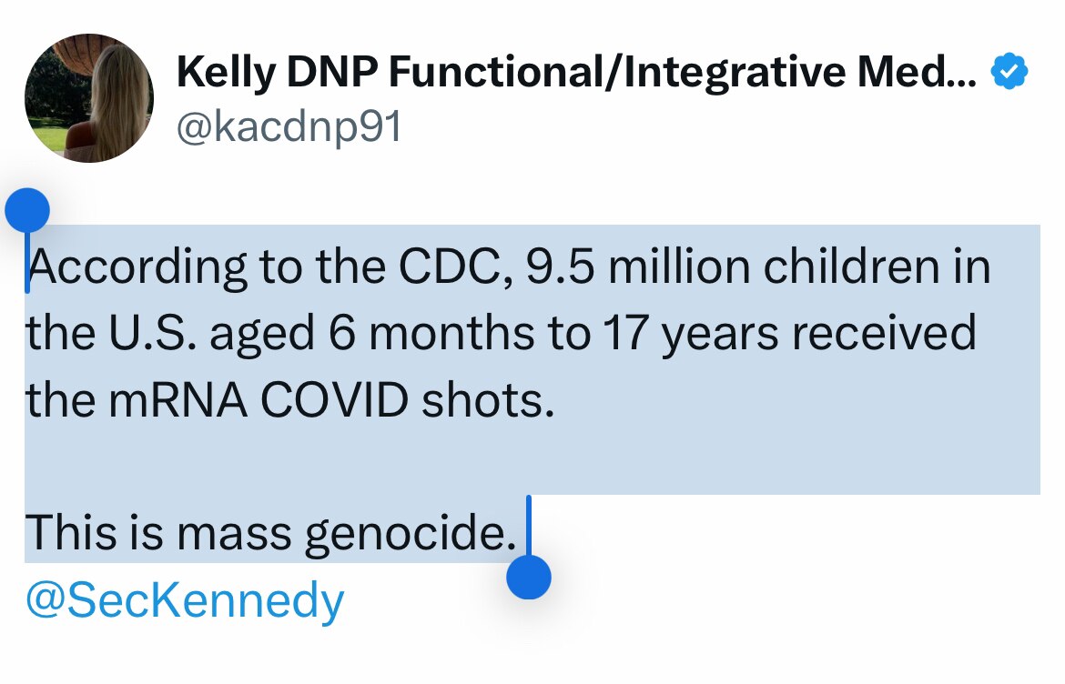 According to the CDC, 9.5 million children in the U.S. aged 6 months to 17 years received the mRNA C...