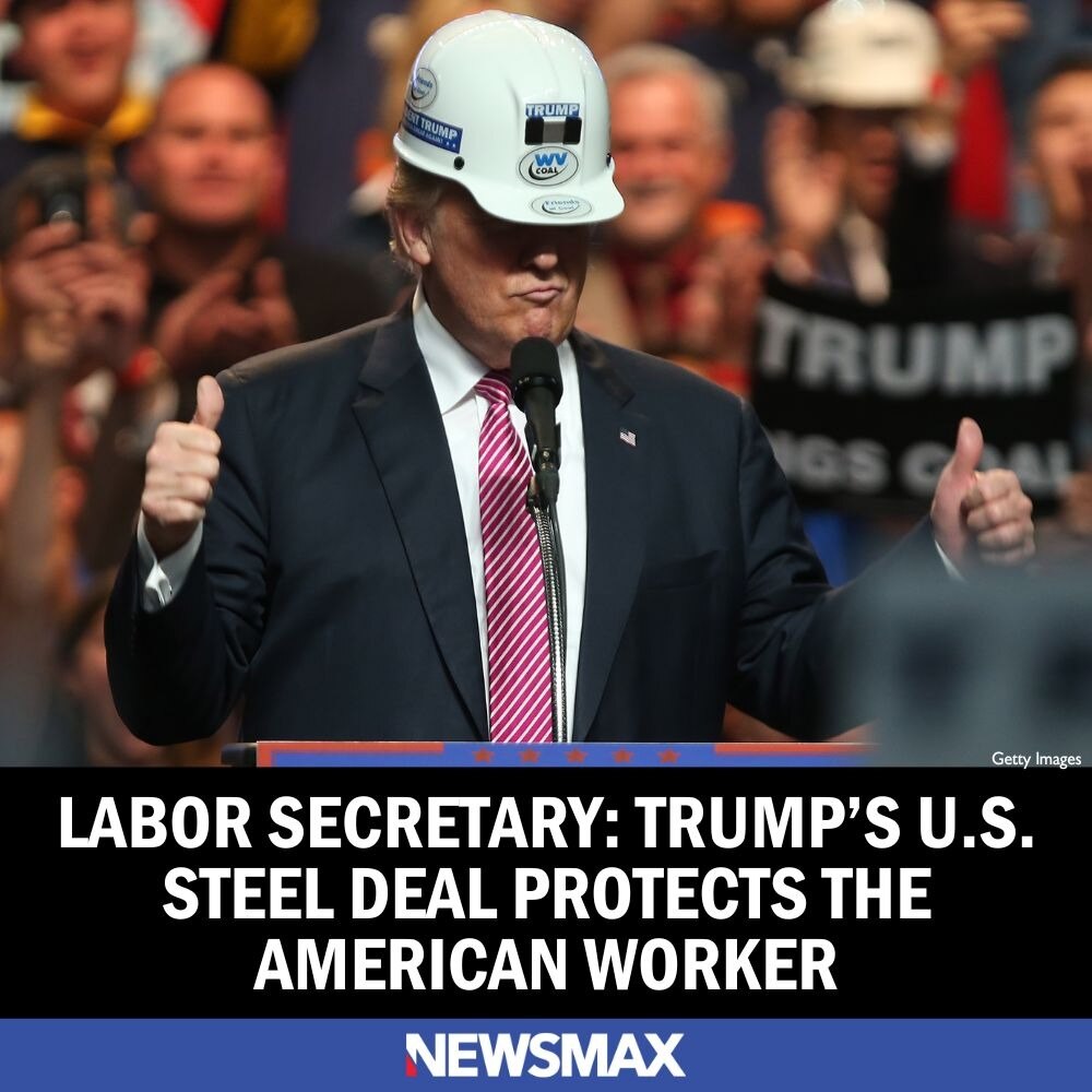 Labor Secretary Lori Chavez-DeRemer told Newsmax that the president's agreement to keep U.S. Steel h...