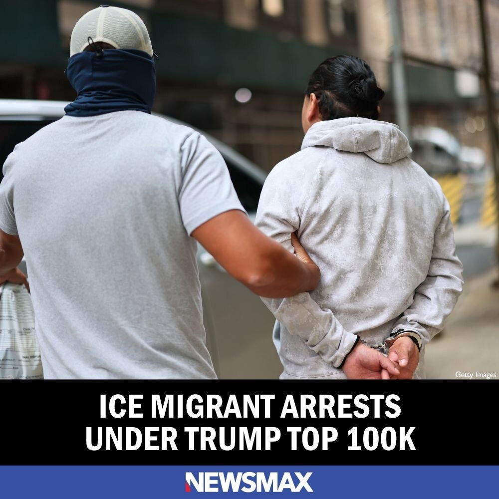 ICE agents have arrested more than 100,000 illegal migrants in the first 4.5 months of President Tru...