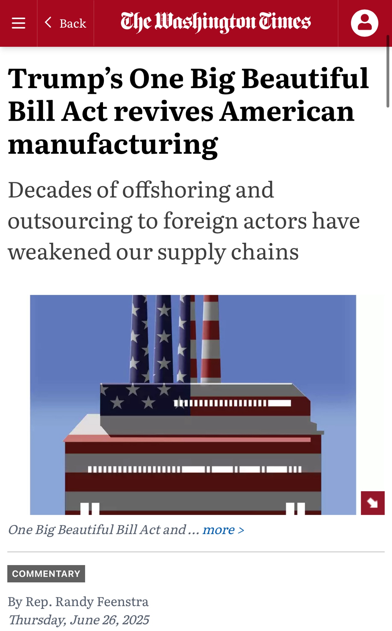 “Our manufacturers must innovate to remain competitive in global markets. In 2024, U.S. manufacturin...