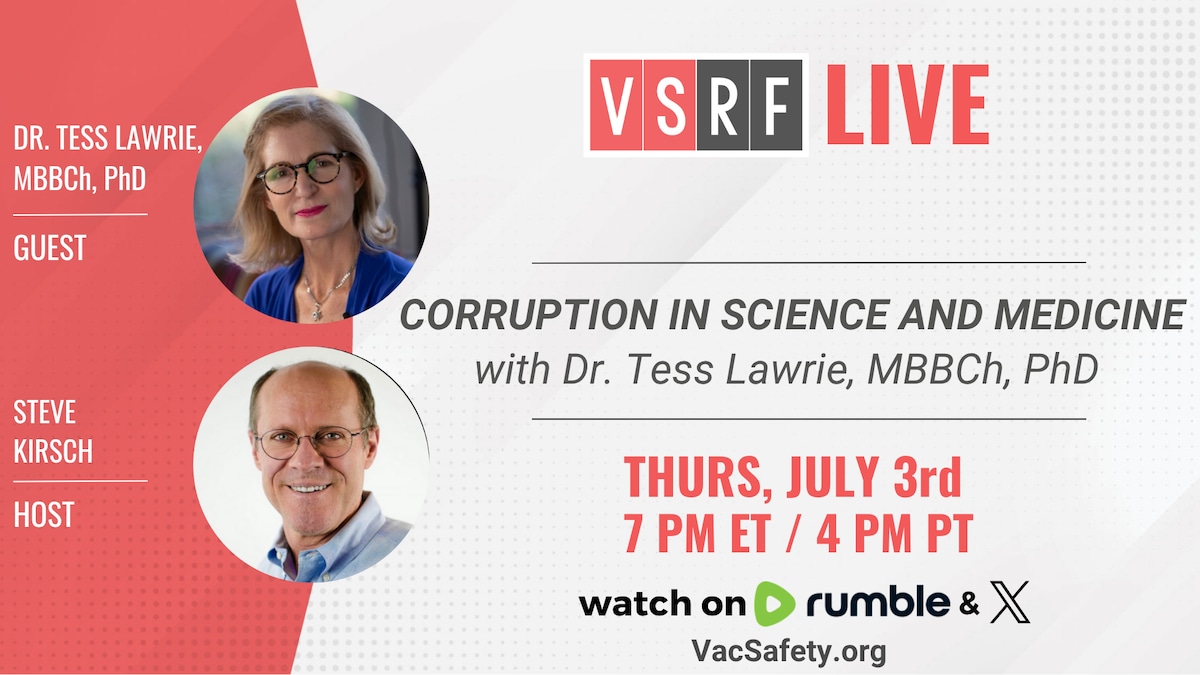 🚨 This week on #VSRFLive:
We’re honored to welcome the courageous Dr. Tess Lawrie, MBBCh, PhD—physi...