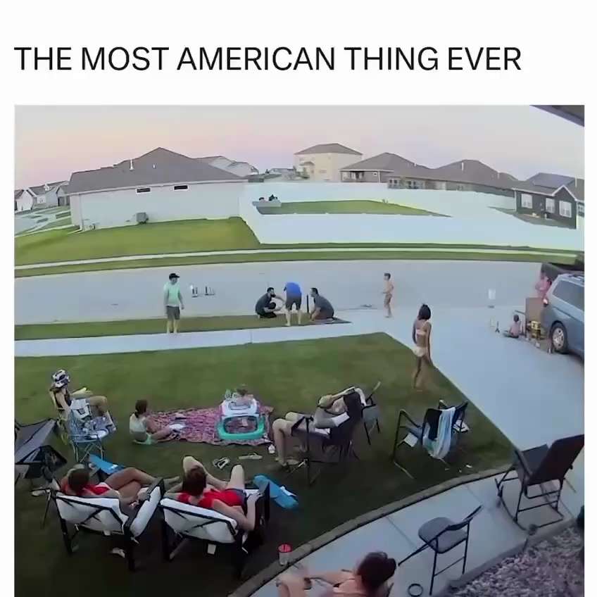 😂😂😂
The most American thing ...... ever!
