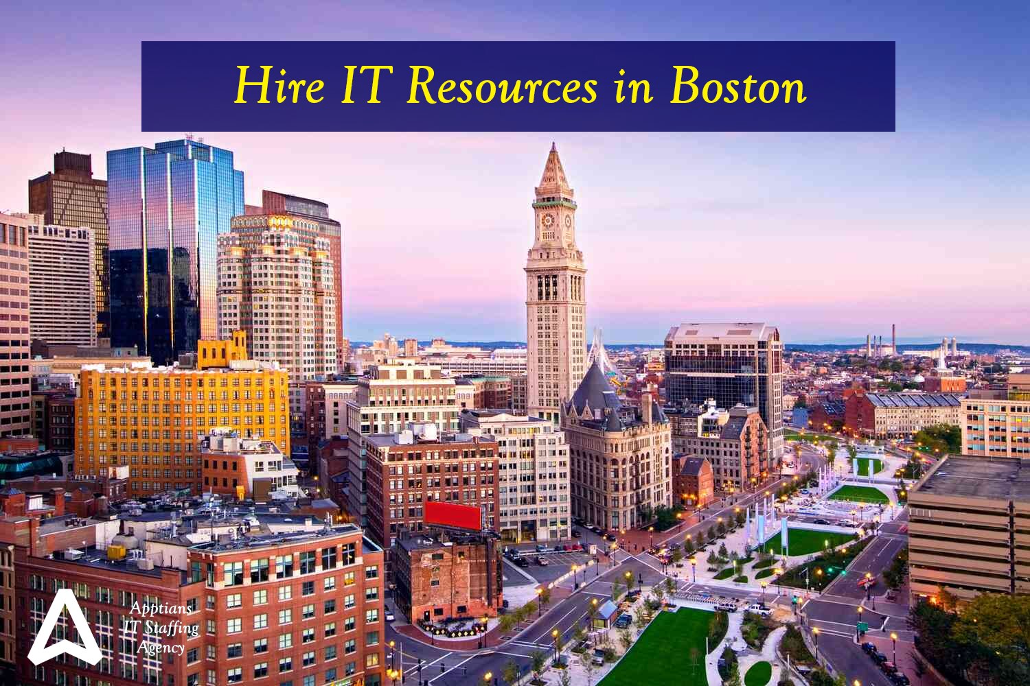 Hire IT Resources in Boston

Apptians is the best permanent and contractual IT staffing agency in Bo...