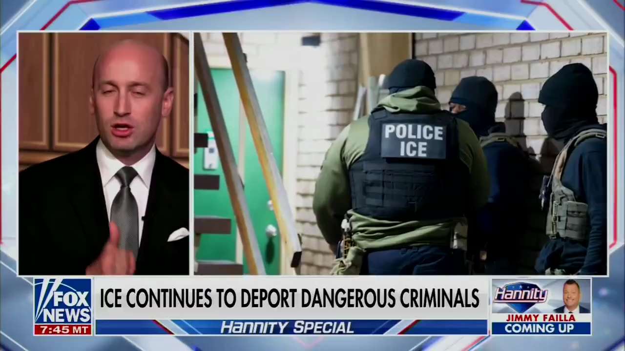 Eric Daugherty: 🚨 HOLY SMOKES! Stephen Miller has just revealed a stunning 150 THOUSAND criminal al...