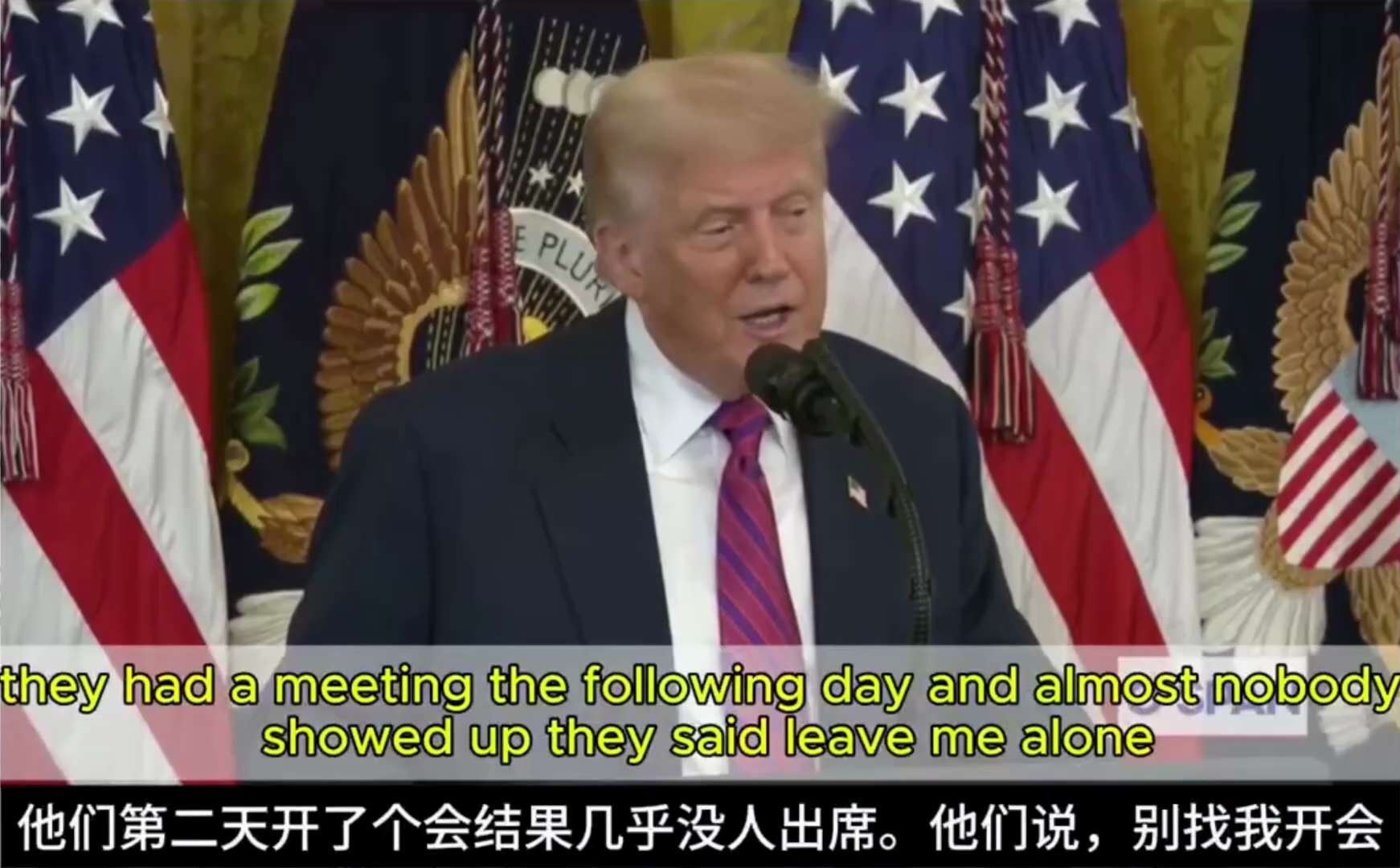 川普总统说，他威胁要对跟随金砖国家反对美国、欲取代美元的国家加征10%关税后，就没有国家敢参加会议了。真的都是一掐脖子就翻白眼，金砖国家快散了。川普坚决捍卫美元的地位，美国靠的就是美元和航母！

#金...