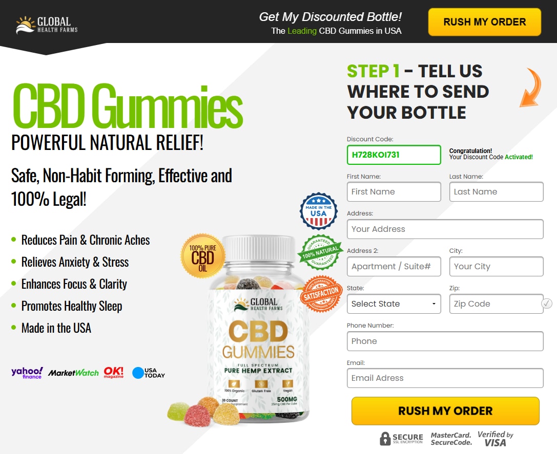 Global Health Farms CBD Gummies

👇❗❗Shop Now❗❗👇

https://www.facebook.com/GlobalHealthFarmsCBDGumm...