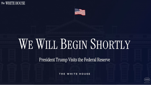 President Trump Visits the Federal Reserve