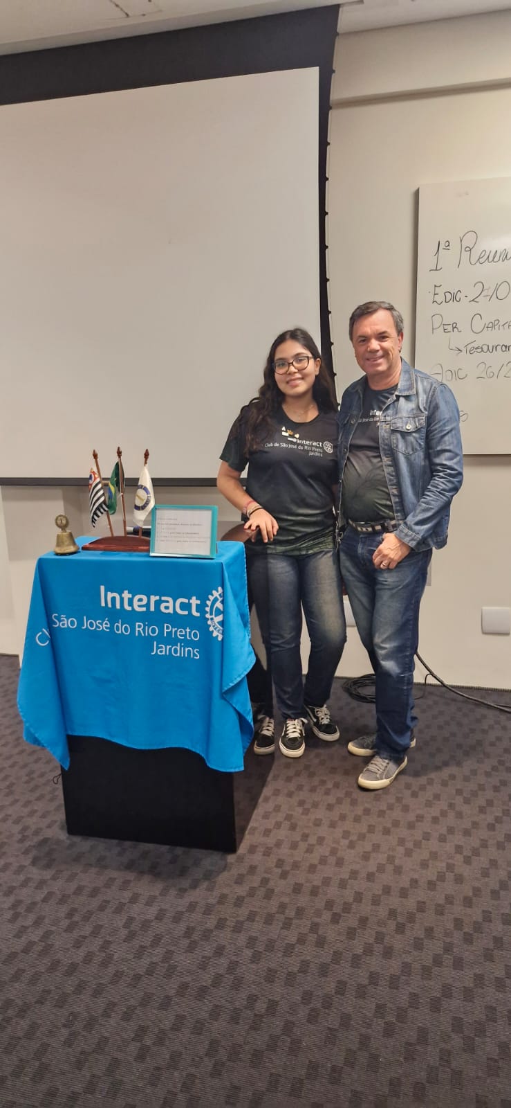 Nesta quarta-feira, dia 06/08/25, o Interact Club de São José do Rio Preto - Jardins realizou a 1ª R...