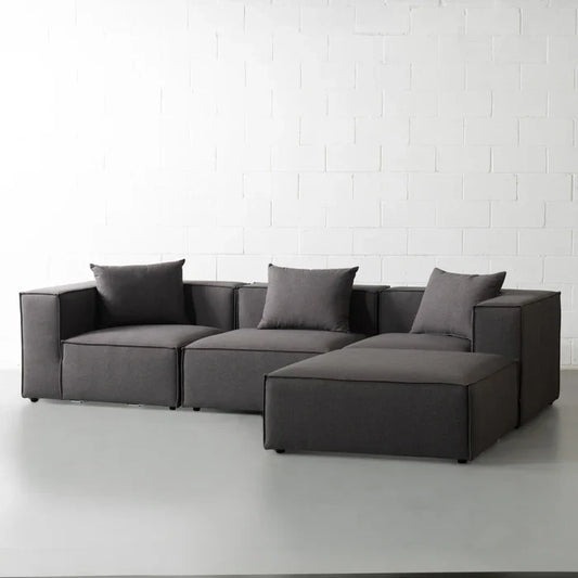Modern Modular Sofa Set – Sleek & Versatile by Tapple Tree
Experience contemporary comfort and style...