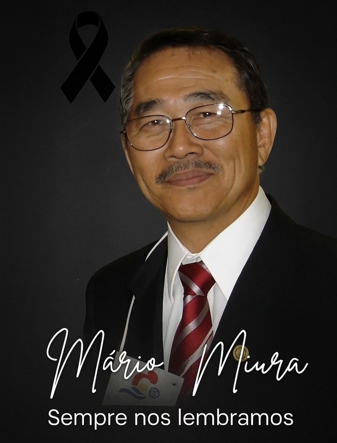 Com pesar comunico o Falecimento de nosso companheiro mais antigo, Mário Miura, velório na cidade de...