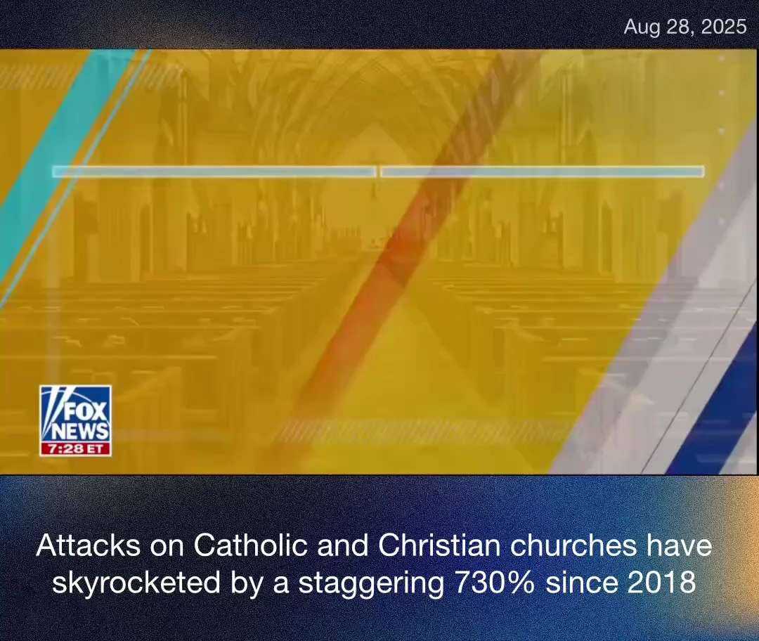 🚨 SHOCKER ALERT: Attacks on Catholic and Christian churches have skyrocketed by a staggering 730% s...