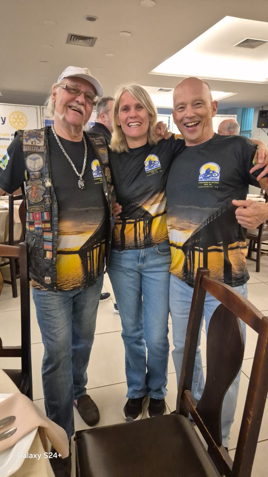 Na noite de quarta-feira, 04/09, uma caravana com 14 companheiros motociclistas do IFMR-SA (Internat...