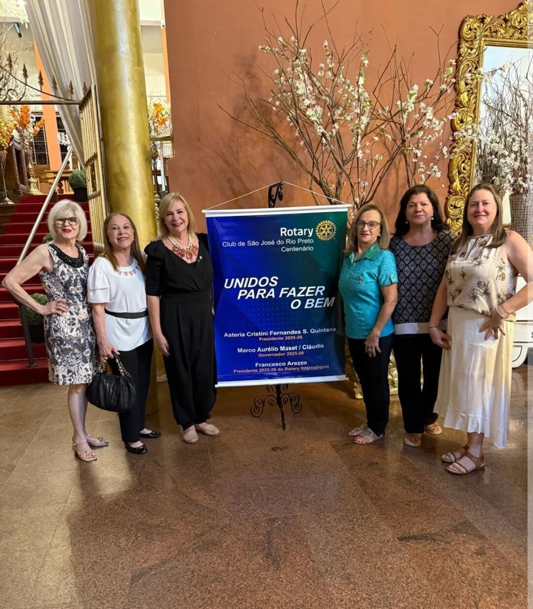 O Rotary Club de São José do Rio Preto - Centenário empossou 3 novas companheiras: Iacy Viana, Maris...