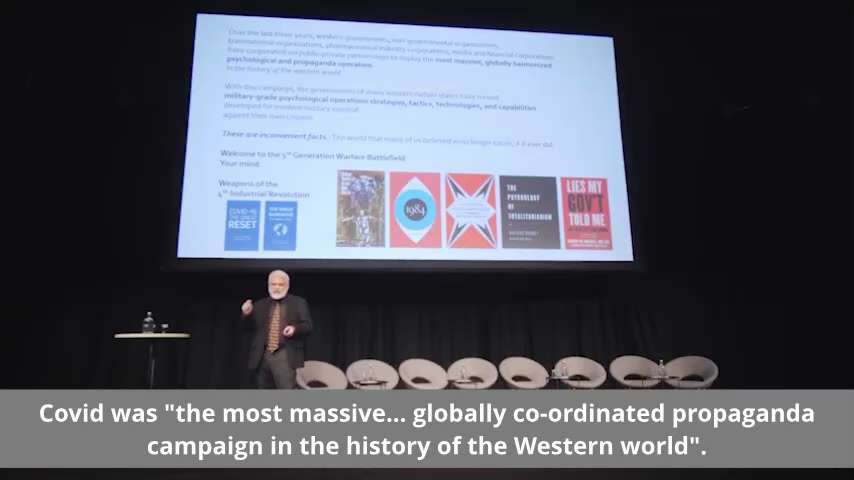 Dr. Robert Malone explains how Covid was "the most massive... globally co-ordinated propaganda campa...