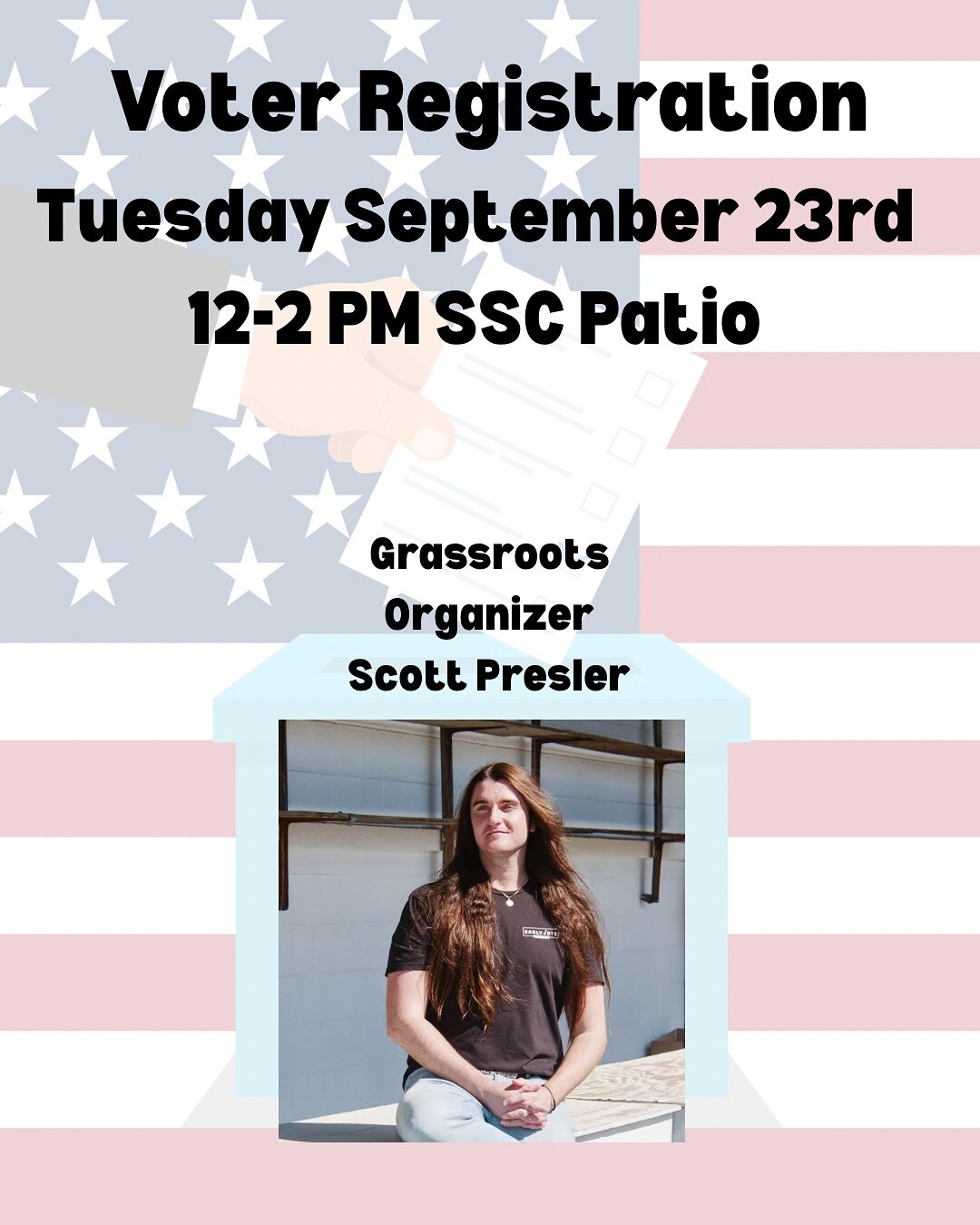 Tomorrow, I’ll be at Slippery Rock University from 12-2 p.m.

📍Butler County, PA