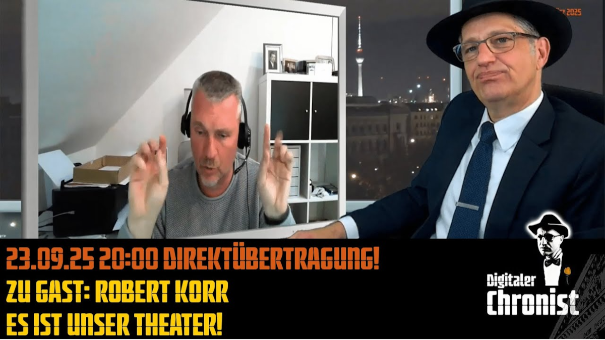 Aufzeichnung vom 23.09.25 Zu Gast: Robert Korr - Es ist unser Theater!