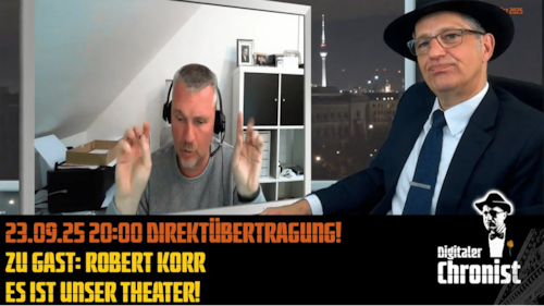 Aufzeichnung vom 23.09.25 Zu Gast: Robert Korr - Es ist unser Theater!