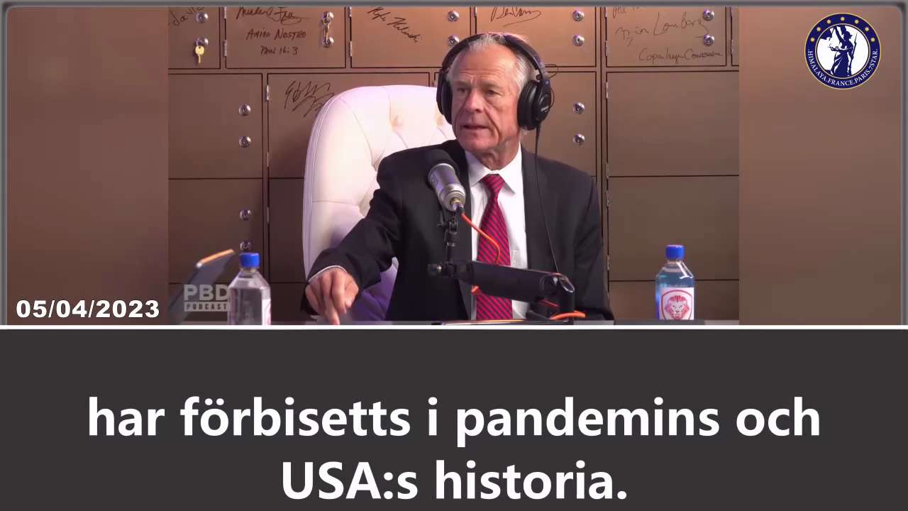 Peter Navarro: "Trump blev lurad ... inte bara av Fauci utan också av Pfizer ... De avslöjade inte b...