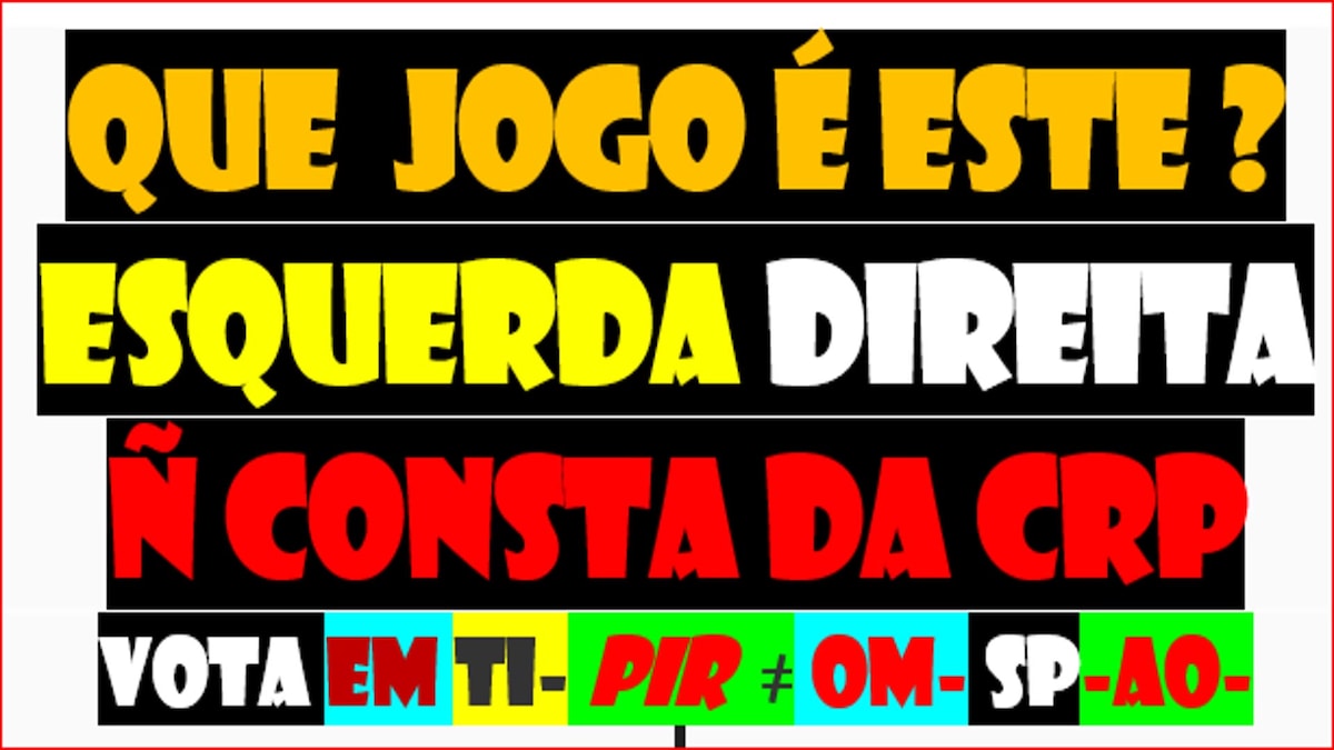 270925-petições-Blá-bLá-blÁ-ifc-pir 2DQNPFNOA-VOTA HVHRL EM TI DIRECTAMENTE ARTIGO 48 CRP LIBERDADE ...