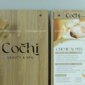 In menu gỗ đẹp, giá rẻ, uy tín tại TPHCM với Thiết kế & In ấn Gia Huy. Chúng tôi nhận in menu gỗ, menu bìa gỗ số lượng í...