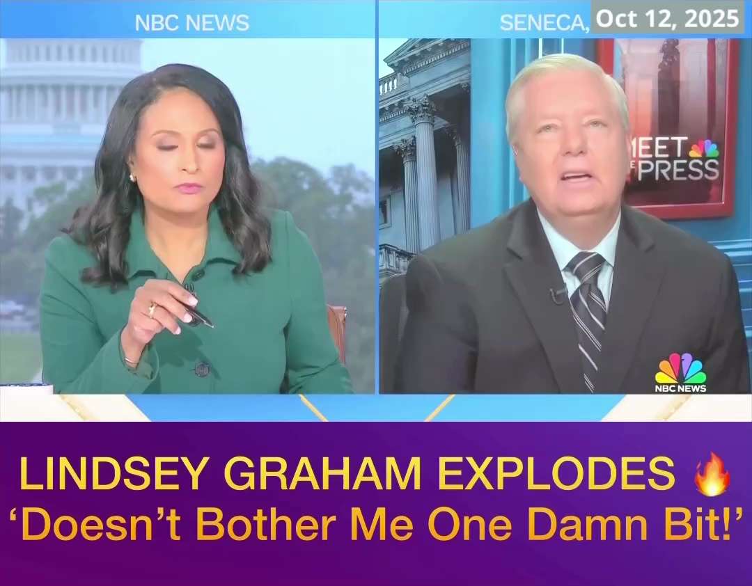 🚨 BOOM: Sen. Lindsey Graham (R-SC) just TORCHED NBC’s Kristen Welker over her whining about Letitia...