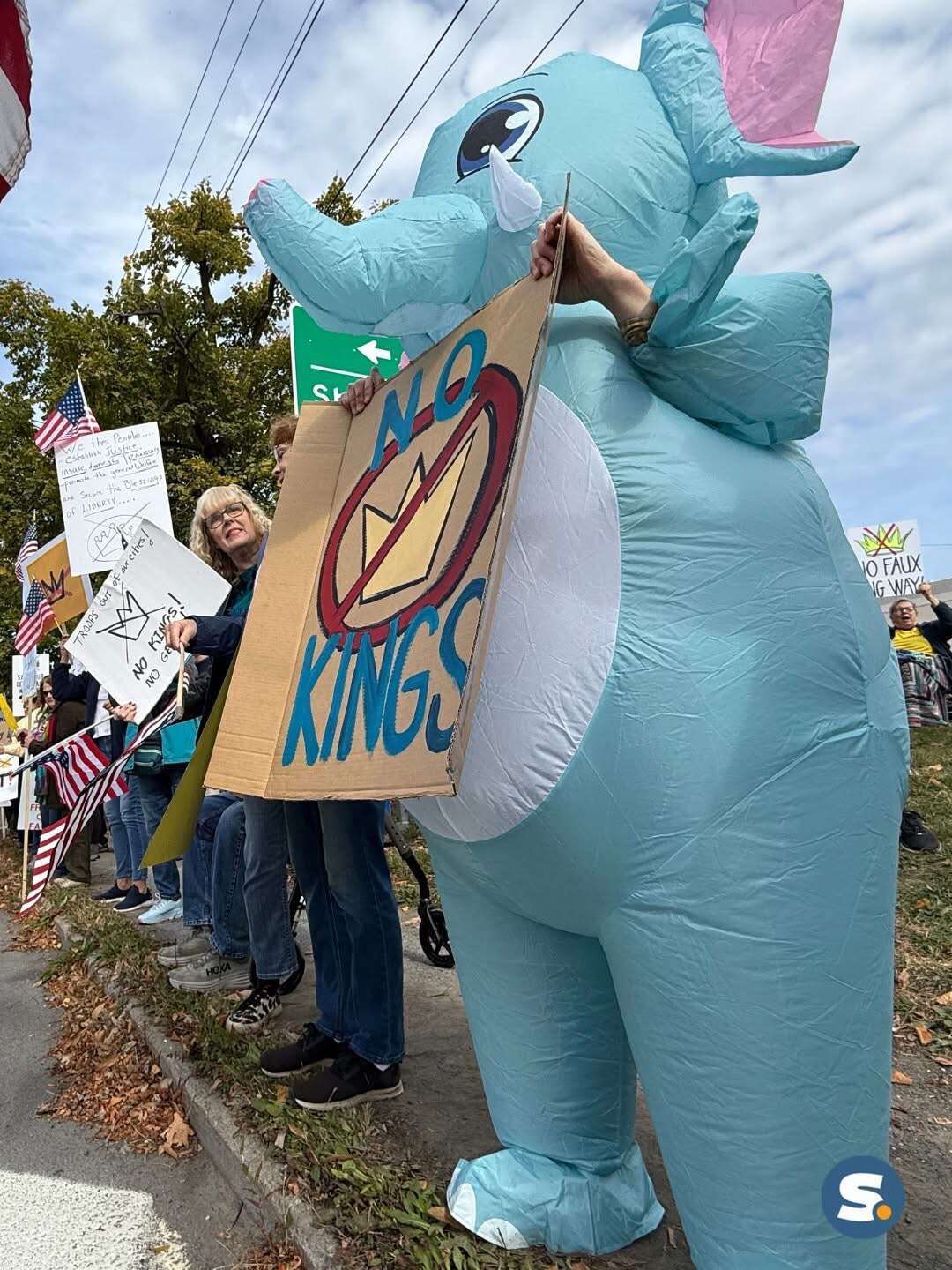 “No Kings” protesters in my local area are a joke—clogging streets, yelling gibberish, and annoying ...