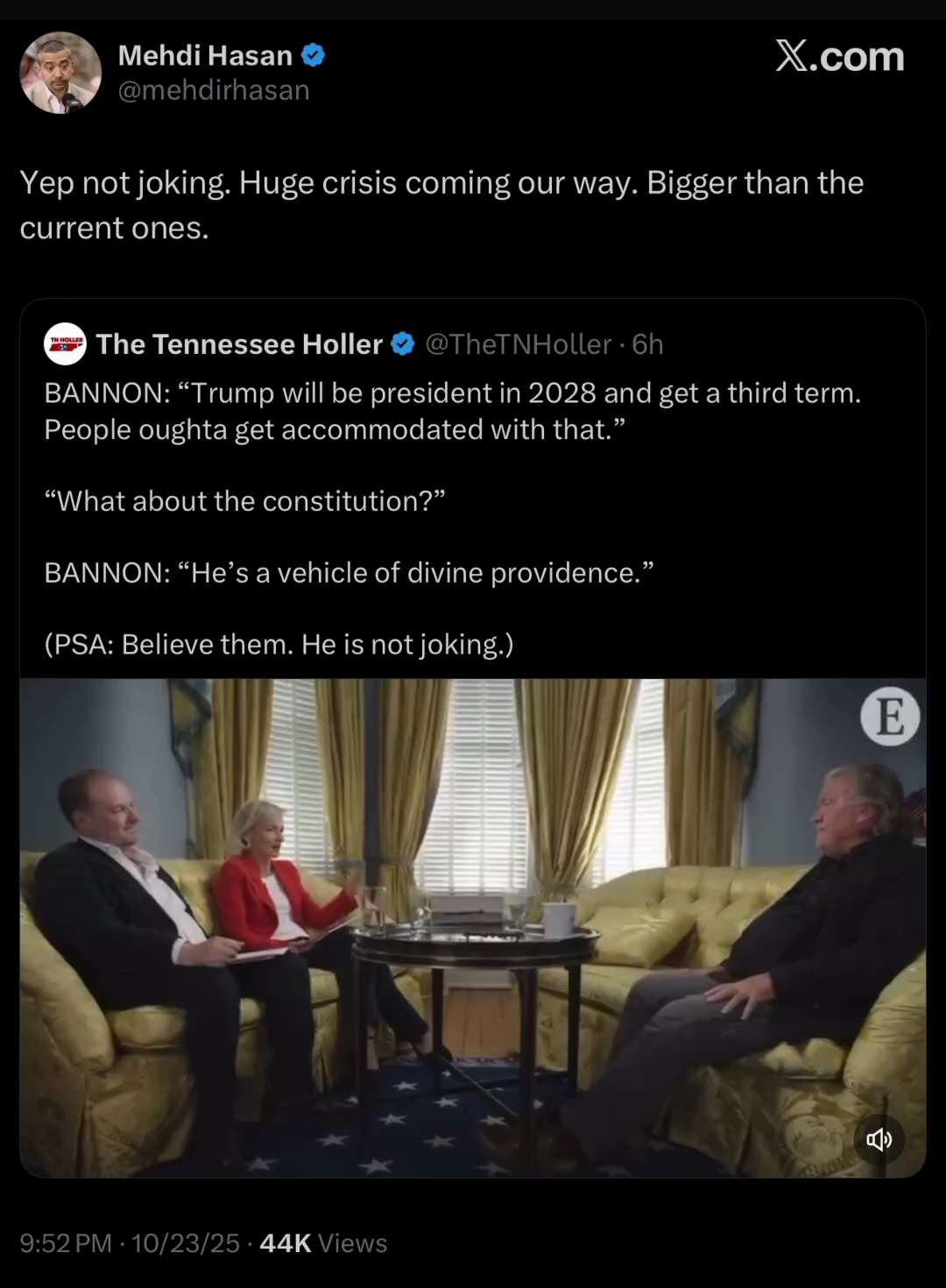 Not joking 

https://x.com/mehdirhasan/status/1981539348278628533?s=46