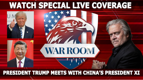 PRESIDENT TRUMP MEETS WITH PRESIDENT XI