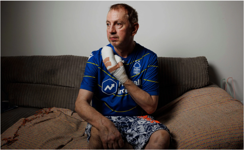 A Nottingham Forest supporter has told how the suspected Huntingdon train knifeman asked him “do you...