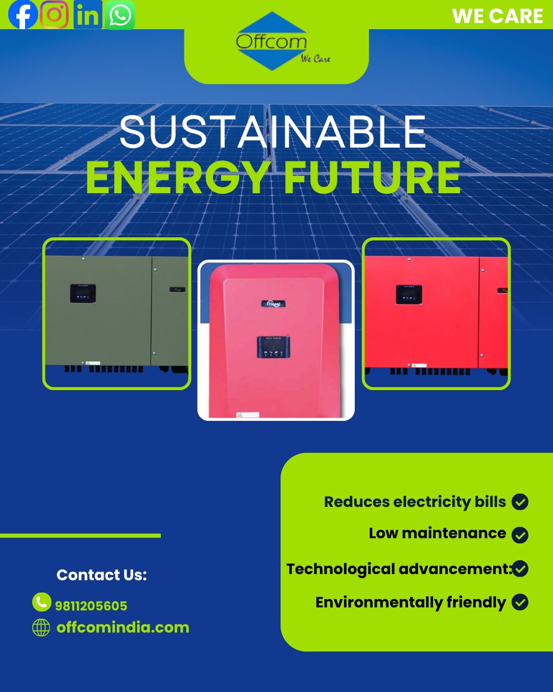 Website: https://offcomindia.com/
 Contact us: 9811205605 

The Offcom Systems Pvt. Ltd. is leading ...