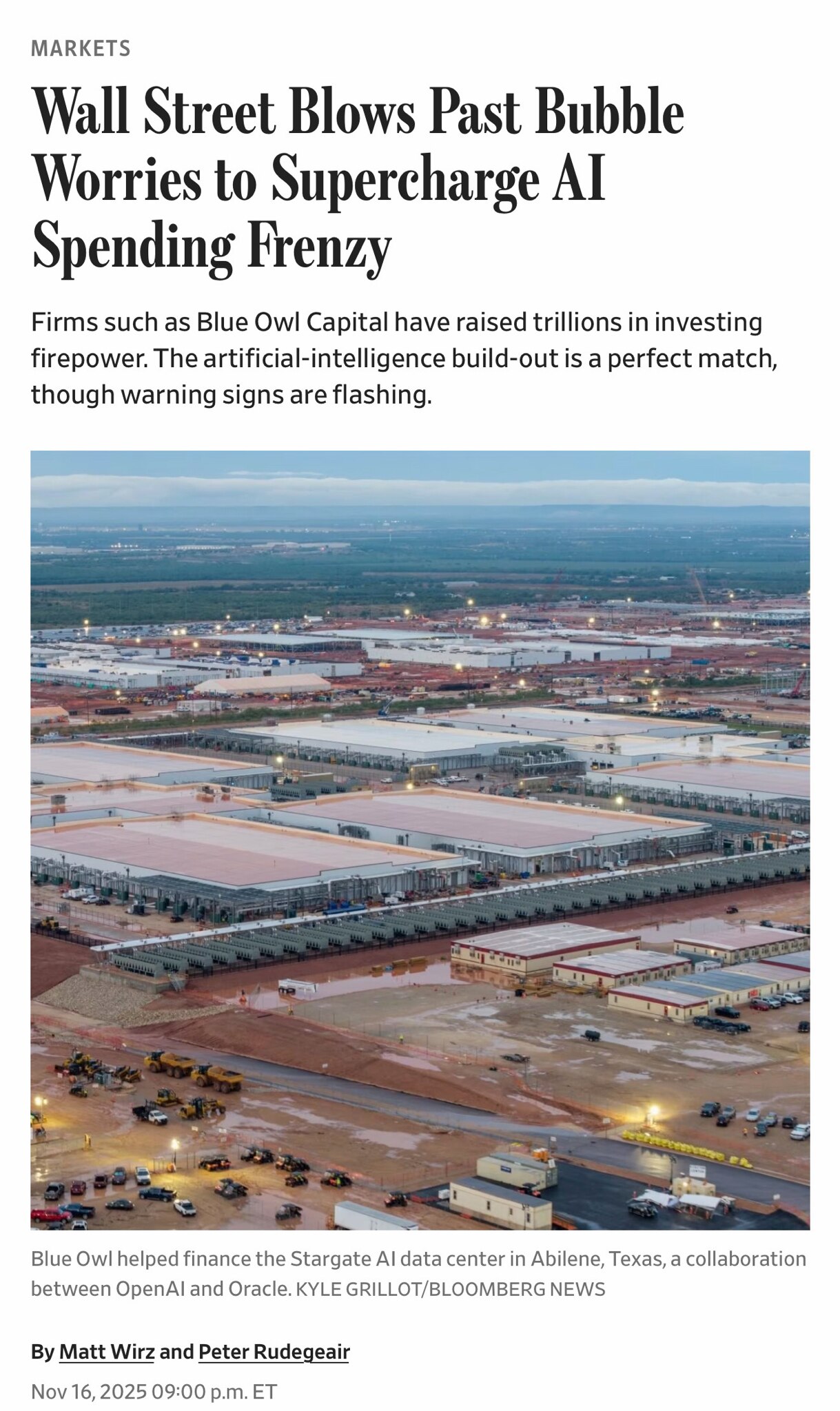 “Silicon Valley’s biggest players are flush with cash and were able to fund much of the initial AI b...