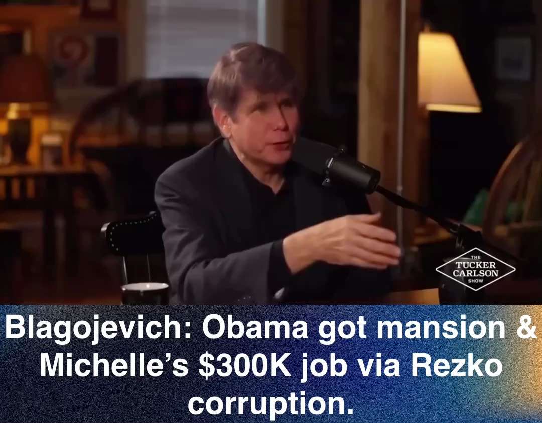 🚨 EXPOSED: Ex-Gov. Blagojevich SPILLS on Obama’s Chicago corruption web! 😡
Fresh off Tucker Carlso...