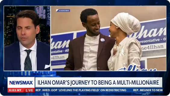 🚨😕I think it's time for the entire country to start talking about how Ilhan Omar increased her net...