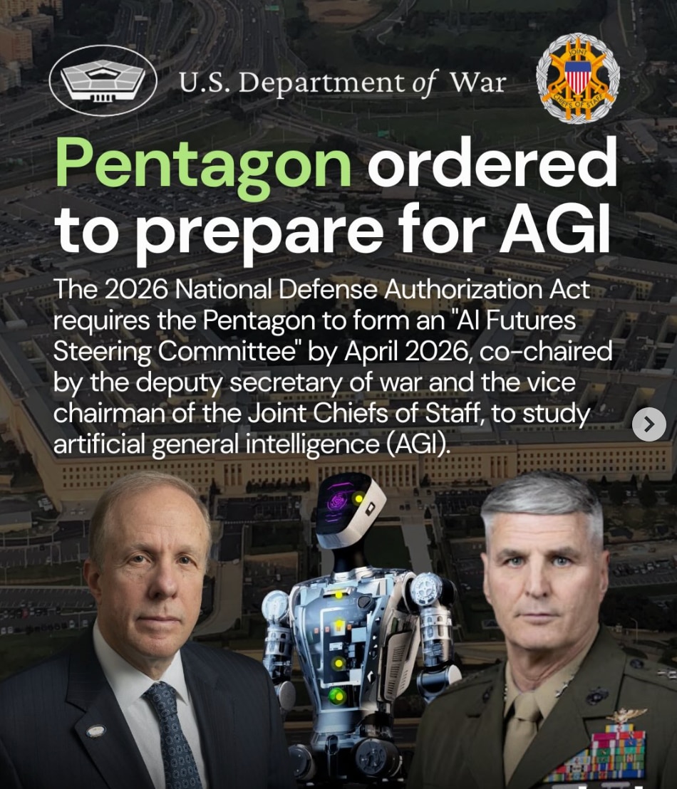 The 2026 NDAA would require the Pentagon to create an Artificial Intelligence Futures Steering Commi...