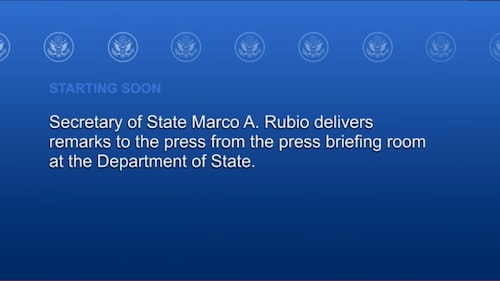 LIVE: Secretary Rubio Addresses CRITICAL Foreign Policy Issues Today