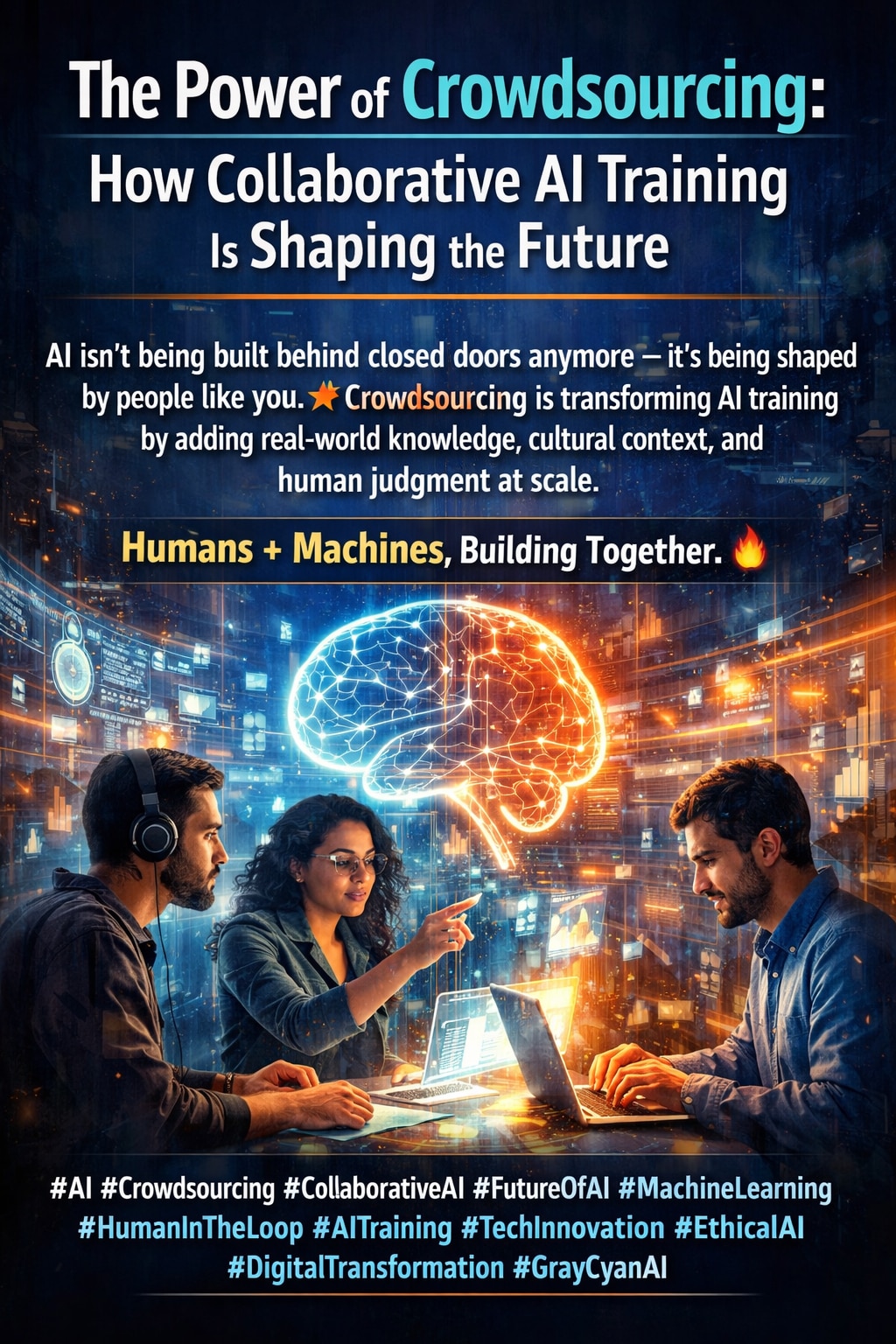 AI isn’t being built behind closed doors anymore — it’s being shaped by people like you. 🚀 Crowdsou...