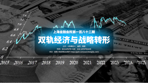 上海金融会所第182期: 双规经济与战略转型
主持：大衛觀星人  David Starwatcher
嘉宾：燃燃
导播：三炮
时间：美东12月27日  9:00
北京 12月27日 22:00