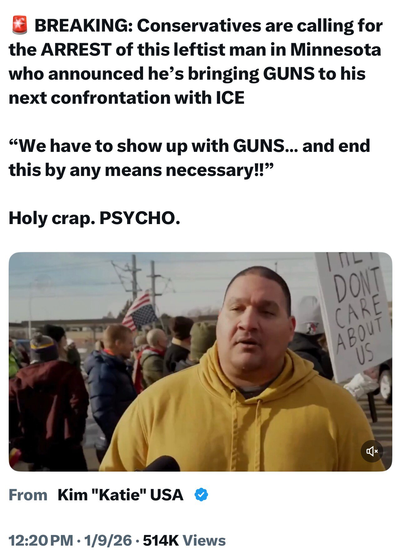 (What more is needed to lock this psycho up ASAP for a long time!? We need to follow this to make su...