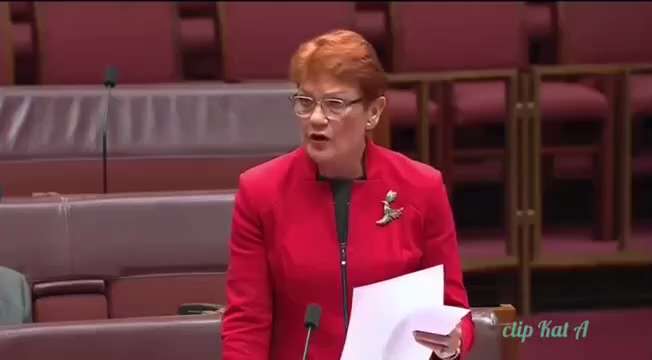 #澳大利亚参议员宝琳·汉森对那些强迫所有人接种疫苗的独裁者进行了猛烈抨击
“接种过这种疫苗的人，我很遗憾地告诉你们，你们的身体受到了损害，你们的健康受到了损害……你们就像待宰的羔羊一样，被迫违背自己的...