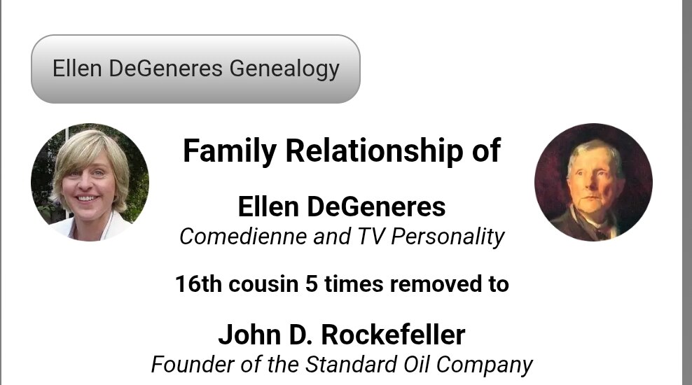 THIS IS WHY ELLEN DEGENERES IS SO EVIL! 

When you know, you know.

Ellen DeGeneres is distantly rel...