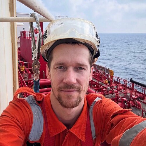 Mechanic on a tanker