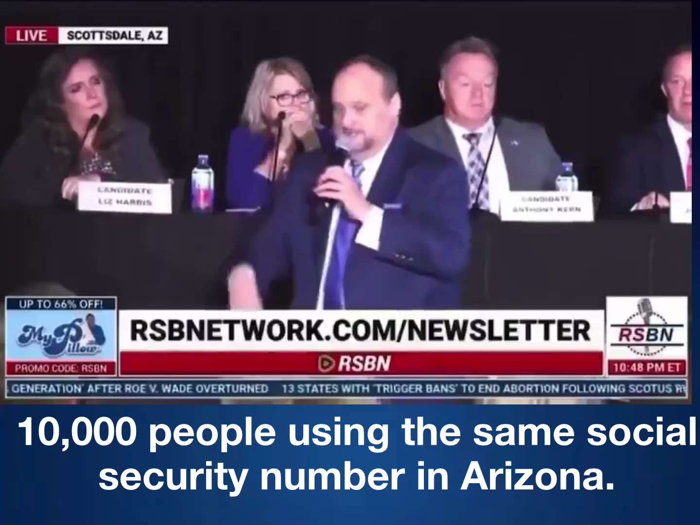 10,000 people were caught using the same social security number in Arizona. 
Watch how it’s done.