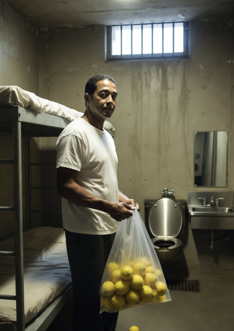 Lemon 🍋 enjoying his lemons. 