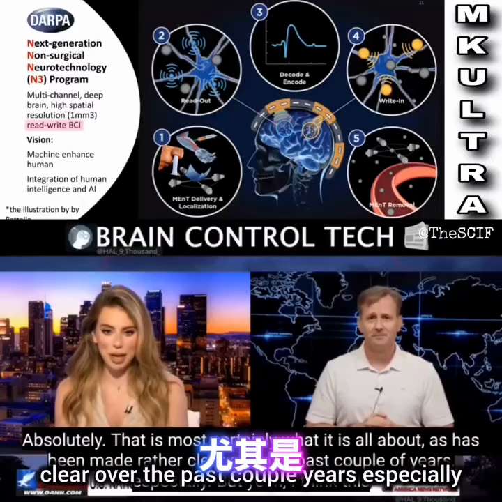 美国国防高级研究计划局 (DARPA)、Palantir、波音公司、外国，甚至谷歌都拥有能够以你从未想过的方式读取和写入、操纵、诱导、投射和影响事物和人的程序和技术。