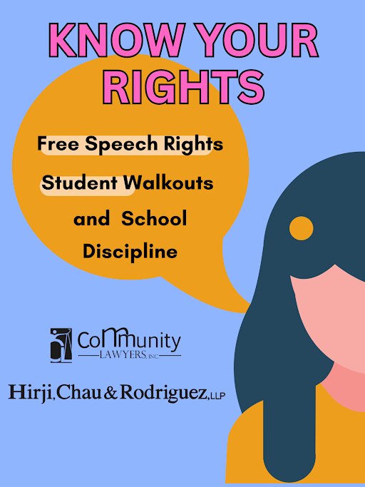 Know Your Rights! Free speech rights, student walkouts, and school discipline: https://lawyer4childr...