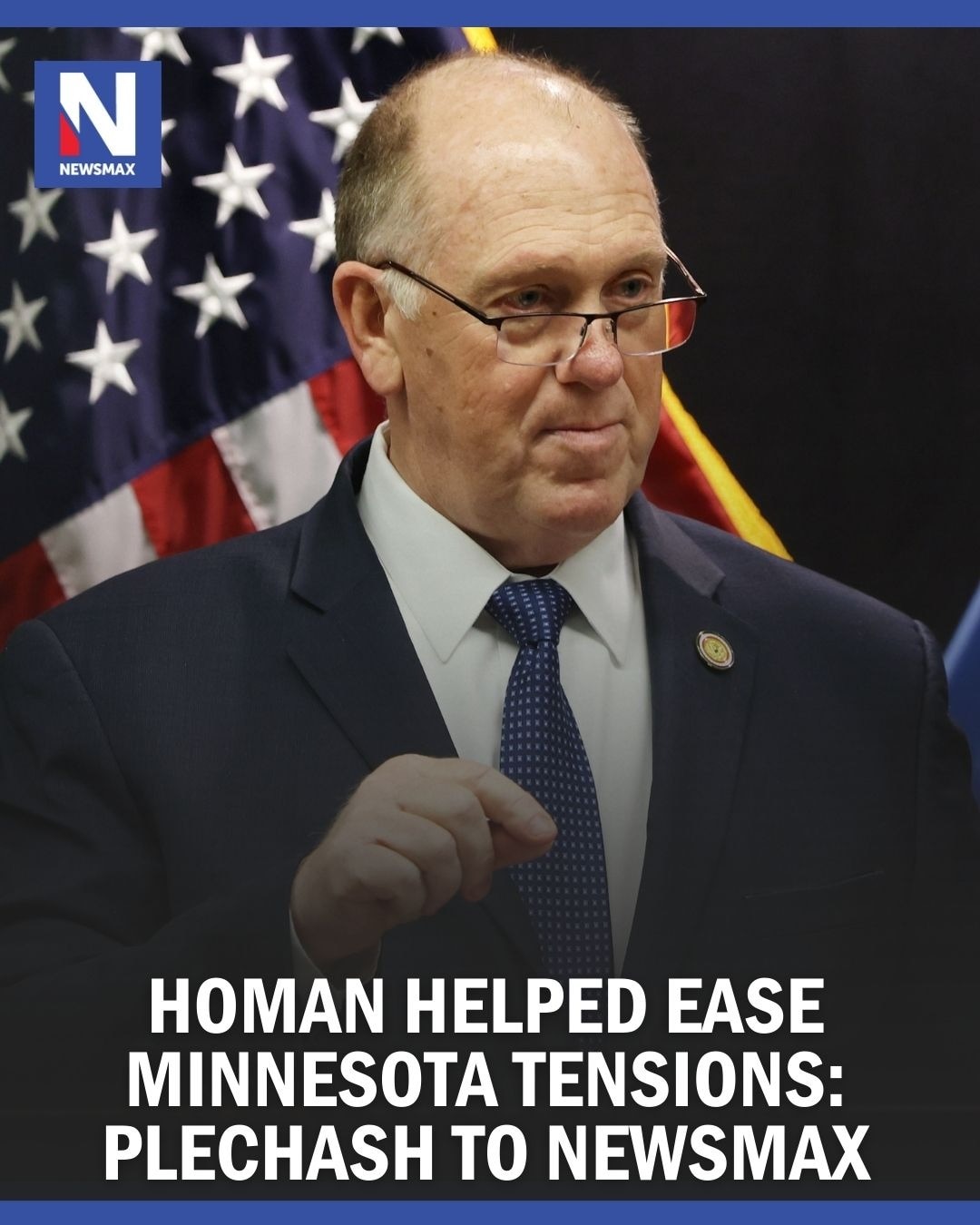 HOMAN EASES TENSIONS: The recent federal response to protests and enforcement operations in Minnesot...