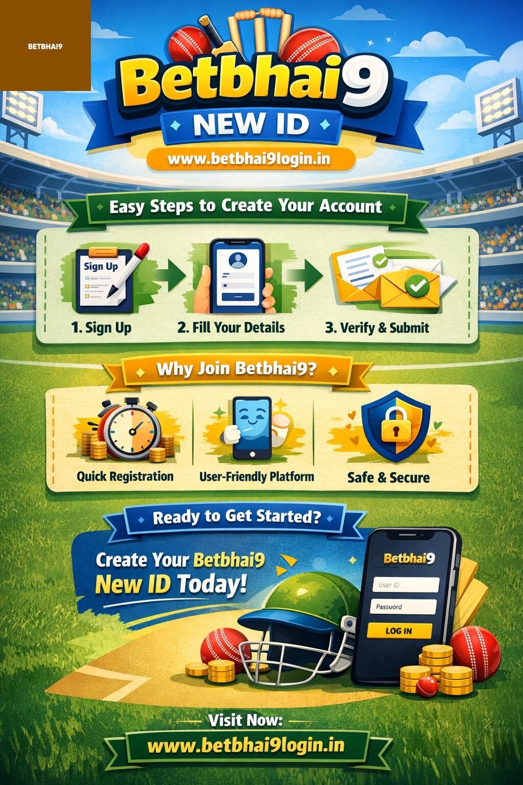 Betbhai Login – Easy & Quick Access Guide for Users

Betbhai login is designed to give users a smoot...