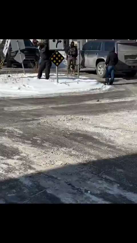 ICE agents ARRESTED a leftist attempting to obstruct the arrests of illegal aliens in Minneapolis.